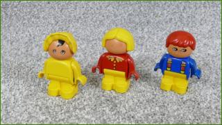 Lego Duplo figurky 3ks - horší stav