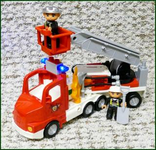 Lego® Duplo® Hasičské Auto Červený Tahač/Bílý Návěs (Lego® Duplo®)