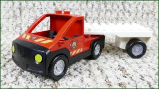 Lego® Duplo® Hasičské Auto s Bílým Návěsem (Lego® Duplo®)