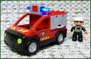 Lego® Duplo® Hasičské Auto s Hasičem (Lego® Duplo®)