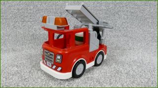 Lego® Duplo® Hasičské Auto se Žebříkem a Příslušenstvím (Setrvačníkový Podvozek) (Lego® Duplo®)
