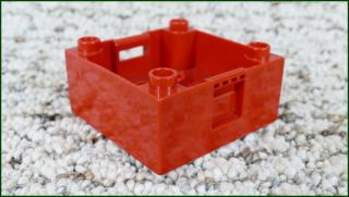 Lego® Duplo® Korba Červená 4x4 Bez Potisku (Lego® Duplo®)