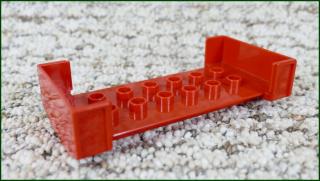 Lego® Duplo® Korba k Vagónům nebo Podvozkům Červená 4x8 (Lego® Duplo®)