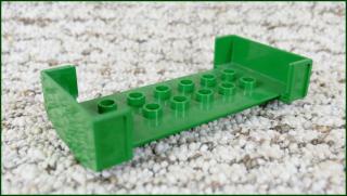 Lego® Duplo® Korba k Vagónům nebo Podvozkům Zelená 4x8 (Lego® Duplo®)