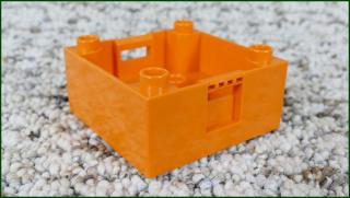 Lego® Duplo® Korba Oranžová 4x4 Bez Potisku (Lego® Duplo®)