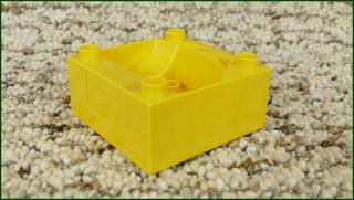 Lego® Duplo® Korba Žlutá 4x4 bez Potisku (Lego® Duplo®)