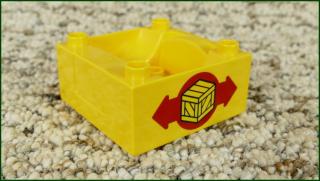 Lego® Duplo® Korba Žlutá 4x4 Potisk Krabice (Lego® Duplo®)