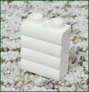Lego® Duplo® Kostka 1x2x2 Bílá Tvarovaná (Lego® Duplo®)