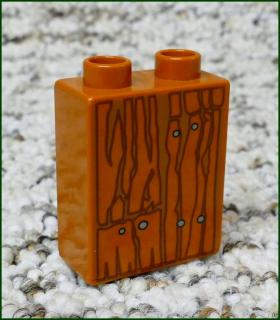 Lego® Duplo® Kostka 1x2x2 Hnědá - Dřevo (Lego® Duplo®)