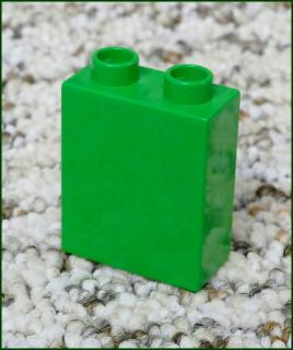 Lego® Duplo® Kostka 1x2x2 Světle Zelená (Lego® Duplo®)