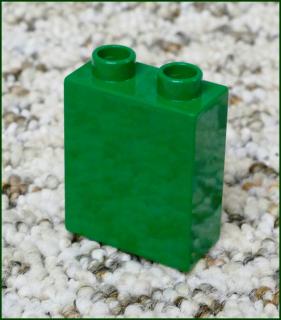 Lego® Duplo® Kostka 1x2x2 Tmavě Zelená (Lego® Duplo®)