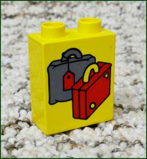 Lego® Duplo® Kostka 1x2x2 Žlutá - Kufry (Lego® Duplo®)