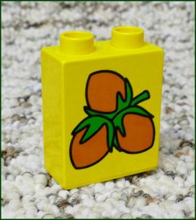 Lego® Duplo® Kostka 1x2x2 Žlutá - Oříšky (Lego® Duplo®)