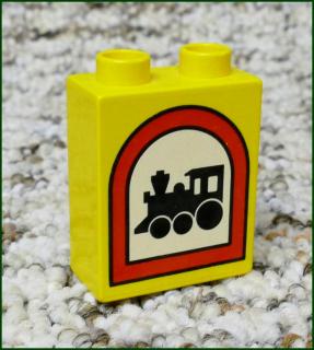 Lego® Duplo® Kostka 1x2x2 Žlutá - Vlak (Lego® Duplo®)