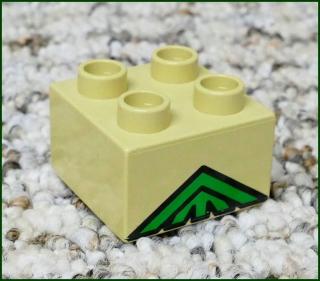Lego® Duplo® Kostka 2x2 Béžová - Šipka (Lego® Duplo®)