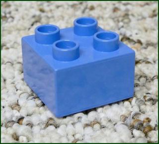 Lego® Duplo® Kostka 2x2 Světle Modrá (Lego® Duplo®)