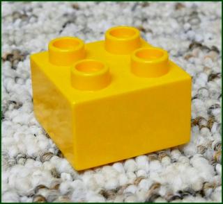 Lego® Duplo® Kostka 2x2 Světle Oranžová (Lego® Duplo®)