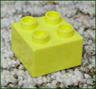 Lego® Duplo® Kostka 2x2 Světle Žlutá (Lego® Duplo®)