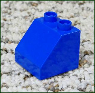 Lego® Duplo® Kostka 2x2 Zkosená Modrá (Lego® Duplo®)