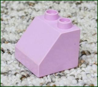 Lego® Duplo® Kostka 2x2 Zkosená Růžová (Lego® Duplo®)