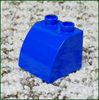 Lego® Duplo® Kostka 2x2 Zkosená Zakulacená Modrá (Lego® Duplo®)