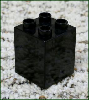 Lego® Duplo® Kostka 2x2x2 Černá (Lego® Duplo®)