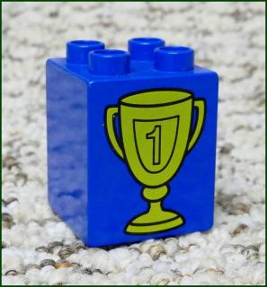 Lego® Duplo® Kostka 2x2x2 Modrá - Žlutý Pohár (Lego® Duplo®)