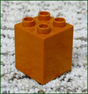 Lego® Duplo® Kostka 2x2x2 Světle Hnědá (Lego® Duplo®)