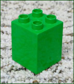 Lego® Duplo® Kostka 2x2x2 Světle Zelená (Lego® Duplo®)