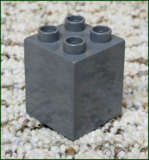 Lego® Duplo® Kostka 2x2x2 Tmavě Šedá (Lego® Duplo®)