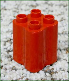 Lego® Duplo® Kostka 2x2x2 Tvarovaná Červená (Lego® Duplo®)