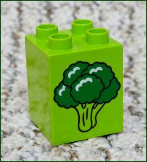 Lego® Duplo® Kostka 2x2x2 Zelená - Brokolice (Lego® Duplo®)