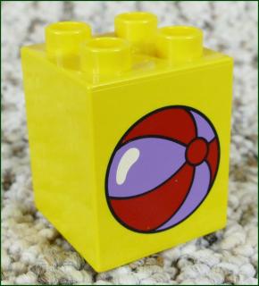 Lego® Duplo® Kostka 2x2x2 Žlutá Nafukovací Balon (Lego® Duplo®)