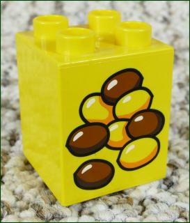 Lego® Duplo® Kostka 2x2x2 Žlutá Zrní (Lego® Duplo®)