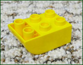 Lego® Duplo® Kostka 2x3 Zaoblená Invert - Žlutá (Lego® Duplo®)