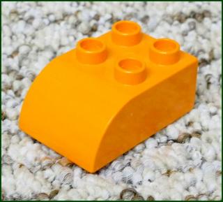 Lego® Duplo® Kostka 2x3 Zkosená Oranžová (Lego® Duplo®)