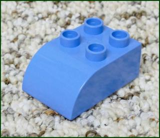 Lego® Duplo® Kostka 2x3 Zkosená Světle Modrá (Lego® Duplo®)