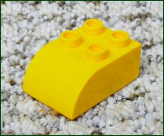 Lego® Duplo® Kostka 2x3 Zkosená Světle Oranžová (Lego® Duplo®)