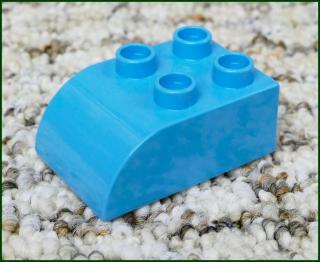 Lego® Duplo® Kostka 2x3 Zkosená Světle Tyrkysová (Lego® Duplo®)