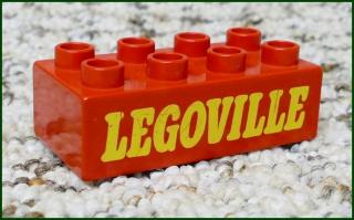 Lego® Duplo® Kostka 2x4 Červená - Legoville (Lego® Duplo®)