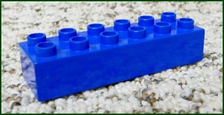 Lego® Duplo® Kostka 2x6 Modrá (Lego® Duplo®)