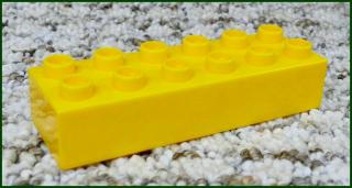 Lego® Duplo® Kostka 2x6 Světle Oranžová (Lego® Duplo®)