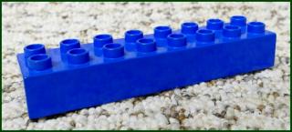 Lego® Duplo® Kostka 2x8 Modrá (Lego® Duplo®)
