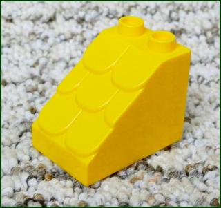 Lego® Duplo® Kostka 3x2 Stříška s Taškami Světle Oranžová (Lego® Duplo®)