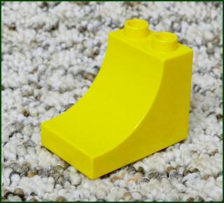 Lego® Duplo® Kostka 3x2 Stříška Zakulacená Žlutá (Lego® Duplo®)