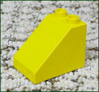 Lego® Duplo® Kostka 3x2 Zkosená Vysoká Žlutá (Lego® Duplo®)