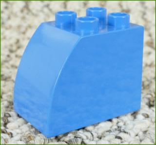 Lego® Duplo® Kostka 3x2 Zkosená Zakulacená Vysoká Tyrkysová (Lego® Duplo®)