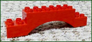 Lego® Duplo® Kostka Dlouhá Klenba Červená (Lego® Duplo®)