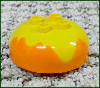 Lego® Duplo® Kostka - Kopeček Zmrzliny Oranžovo/Žlutý