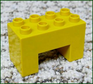 Lego® Duplo® Kostka Podstavec Mostu 2x4 Okrový (Lego® Duplo®)